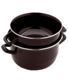 Marmite à moule noire - 18 cm