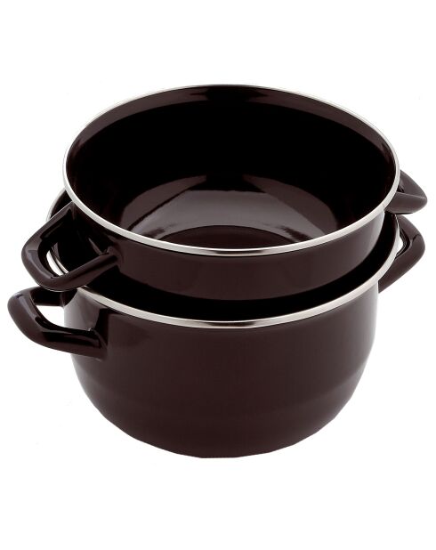 Marmite à moule noire - 18 cm