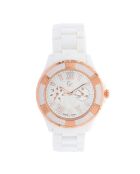 Montre Femme Sport Class XL-S Glam en Céramique blanche