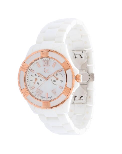 Montre Femme Sport Class XL-S Glam en Céramique blanche