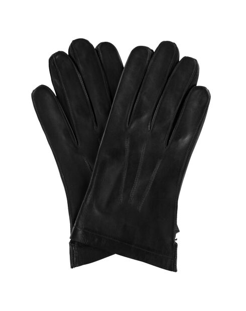 Gants en Cuir d'Agneau & Chevreau paris noirs
