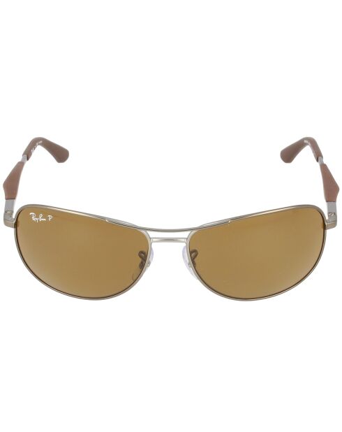 Sonnenbrille aus mattem Carbon-Gemisch