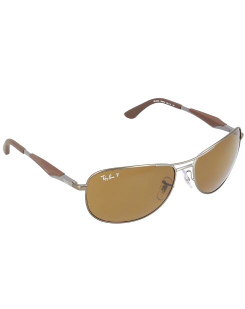 Sonnenbrille aus mattem Carbon-Gemisch