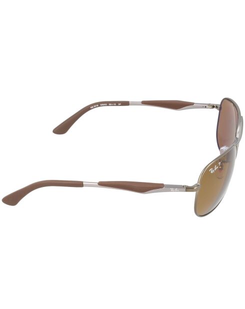 Sonnenbrille aus mattem Carbon-Gemisch