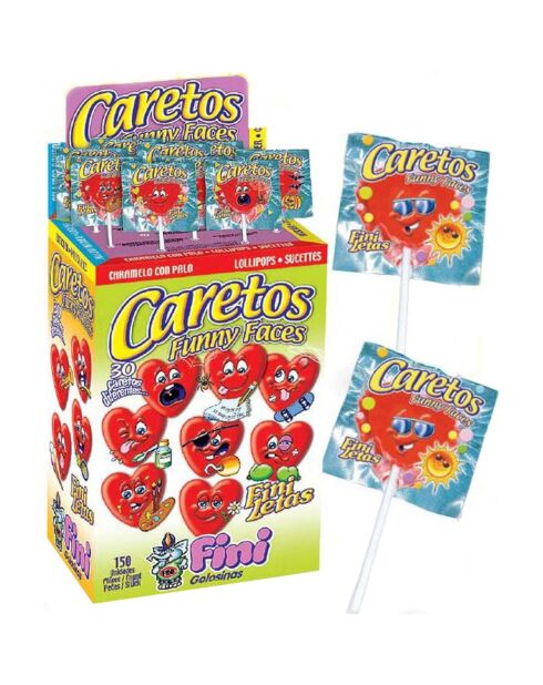 Caja de piruletas de fresa en forma de corazón, 170 piezas