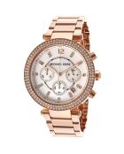 Montre Femme en Acier Parker doré rose