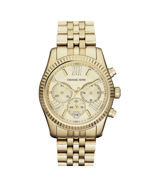 Montre Femme en Acier Lexington dorée