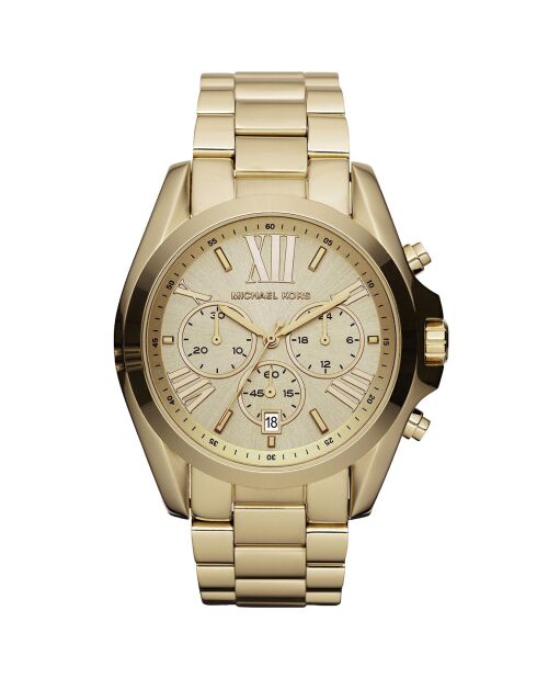 Montre Mixte en Acier Bradshaw dorée