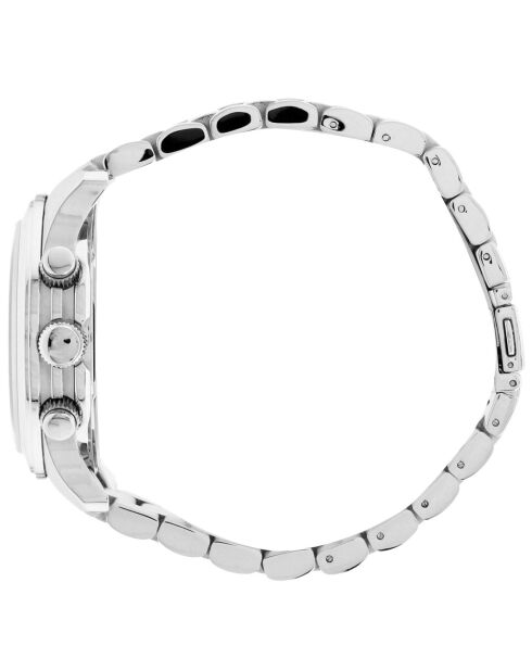 Montre femme acier Runway argentée