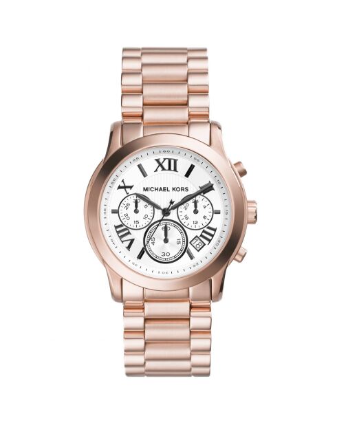 Montre femme Acier Cooper doré rose
