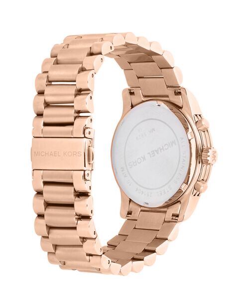 Montre femme Acier Cooper doré rose