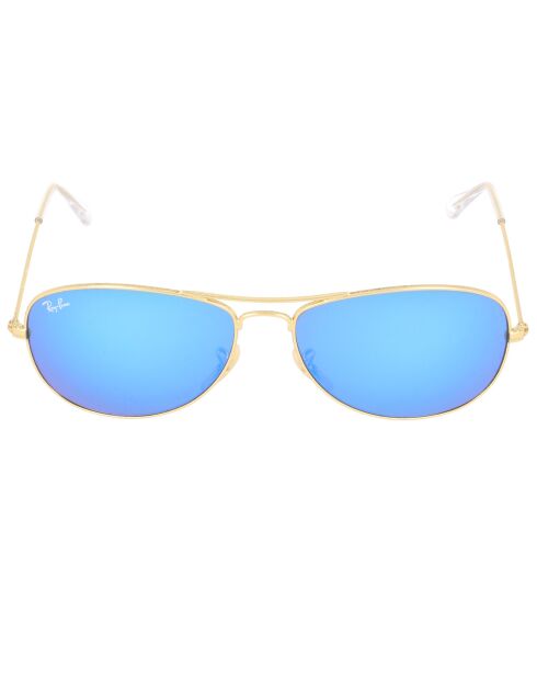 Lunettes de soleil Mixte Cockpit doré mat