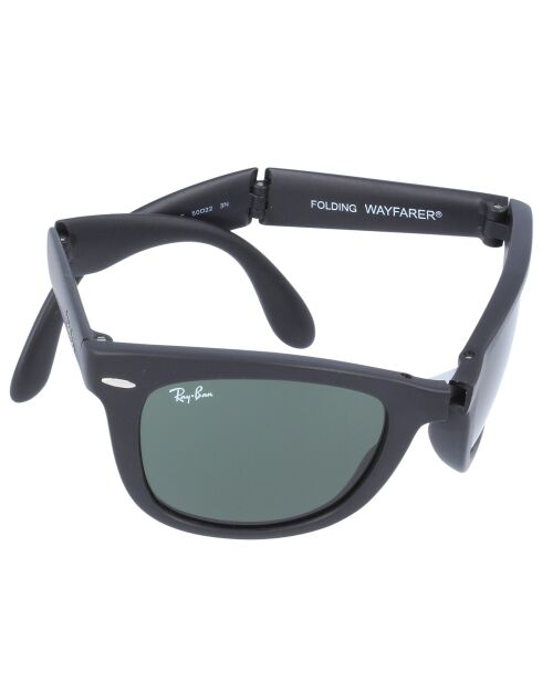 Gafas de sol unisex Wayfarer negras