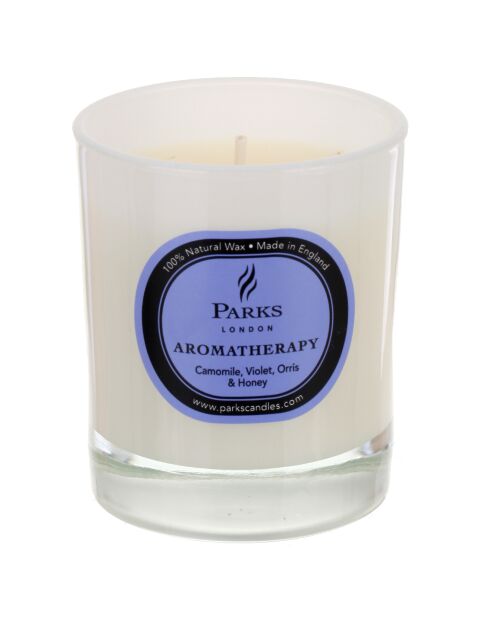 Bougie parfumée Aromatherapy Camomille, Violette, Iris & Miel - 1 mèche 45h