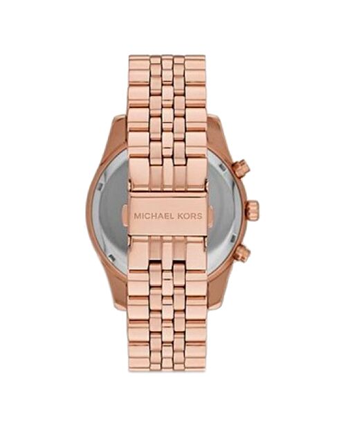 Montre Femme Léo en Acier rose doré