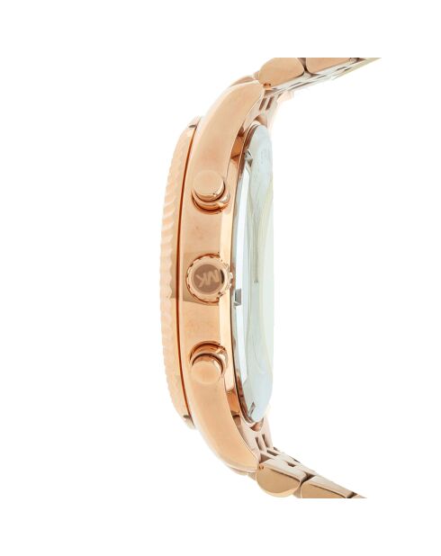 Montre Femme Léo en Acier rose doré