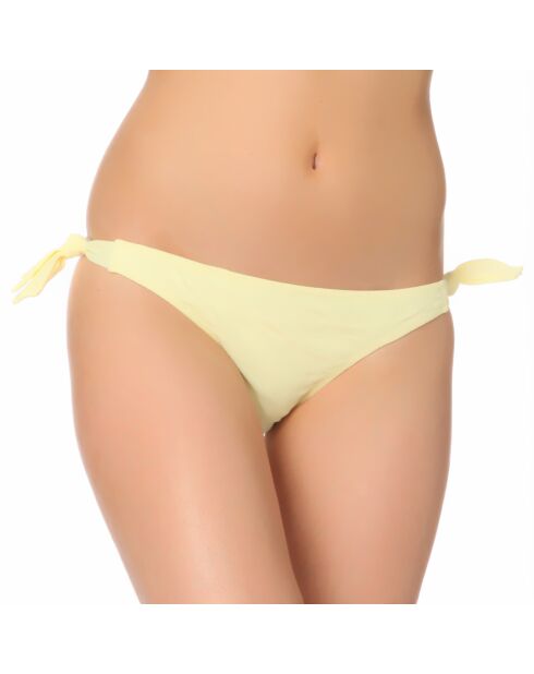 Bas de maillot bikini jaune