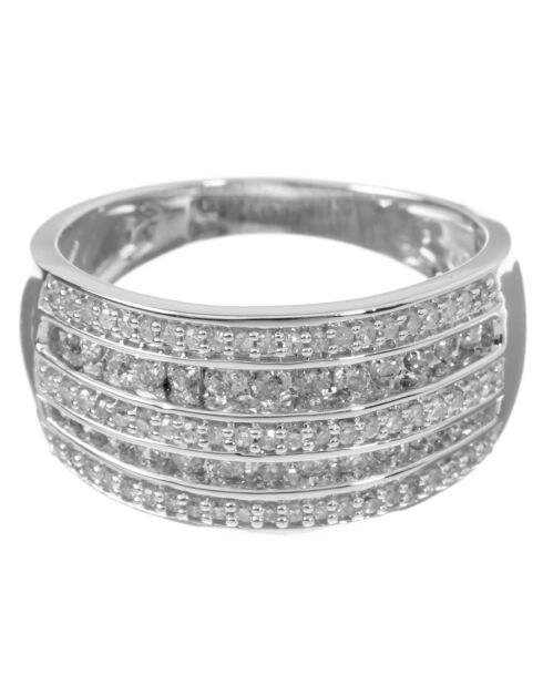 Double Kiss Brilliant Diamantring 0,5 Karat Weißgold