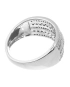 Double Kiss Brilliant Diamantring 0,5 Karat Weißgold