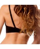 Soutien-gorge soft avec armatures Catherine III noir/rouge