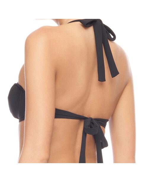 Haut de Maillot de Bain à armatures Cancun noir
