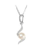 Pendentif Câjoleur or blanc