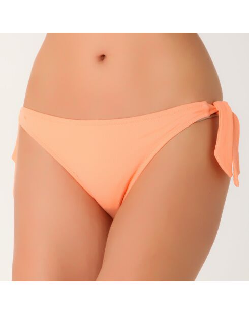 Bas de maillot bikini abricot