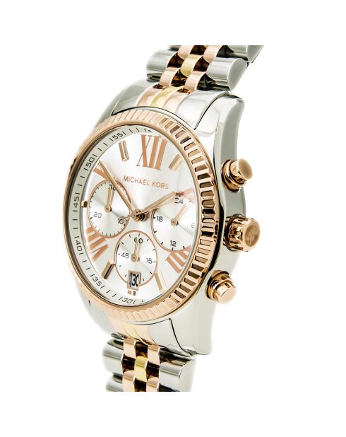Montre Femme en acier inoxydable doré/argenté