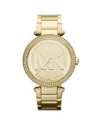 Montre Femme en acier inoxydable dorée