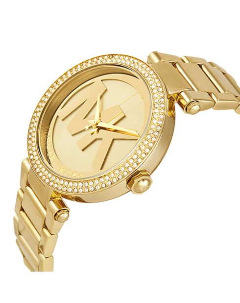 Montre Femme en acier inoxydable dorée