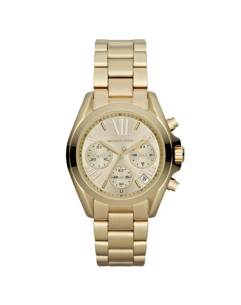 Montre Femme en acier inoxydable dorée