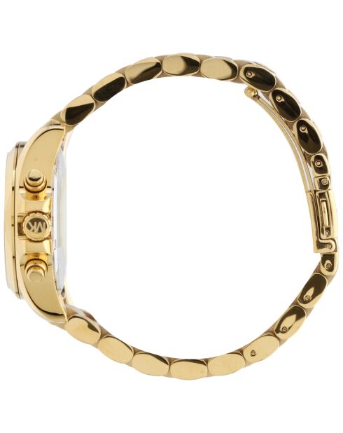 Montre Femme en acier inoxydable dorée