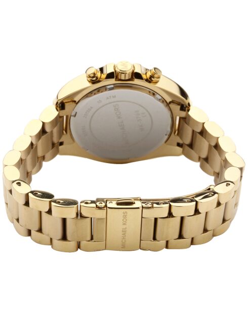 Montre Femme en acier inoxydable dorée
