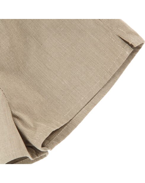 Shorts Virgile in cotone a righe verdi