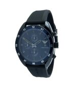 Montre Homme Silicone cadran marine noire