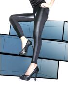 Legging Ingrid effet cuir 200 deniers noir