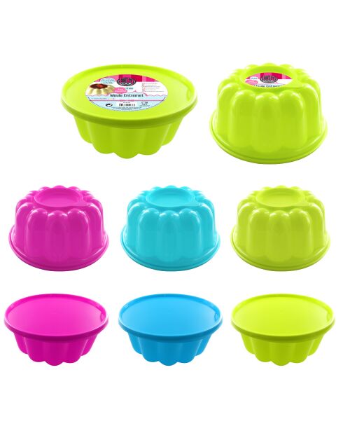 2 moules entremets coloris aléatoire