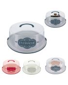 Boîte de transport gâteau coloris aléatoire - D.32 cm