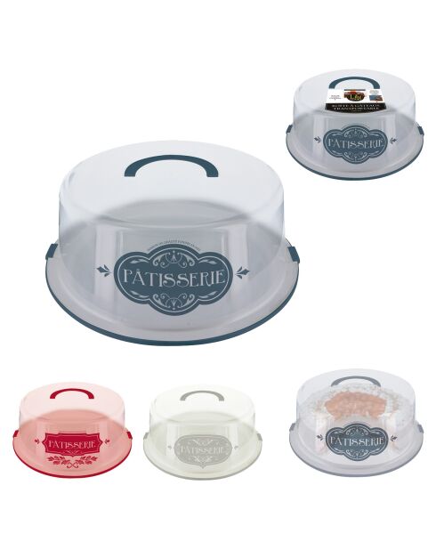 Boîte de transport gâteau coloris aléatoire - D.32 cm