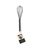 Fouet en inox gris - 30 cm