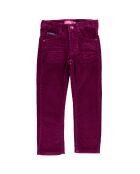 Pantalon en velours prune - 10/14 ans