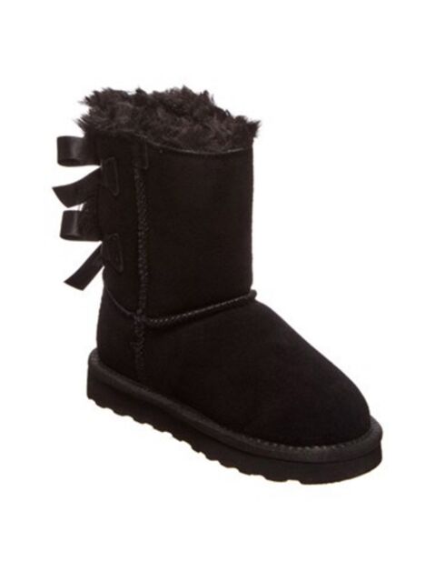 Bottes en velours de Cuir noires