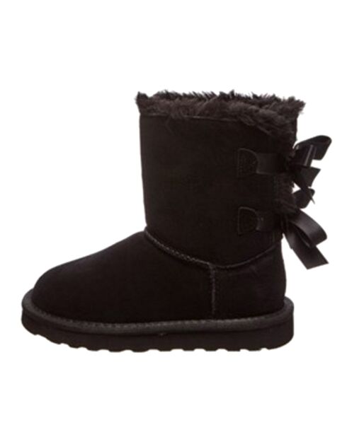 Bottes en velours de Cuir noires