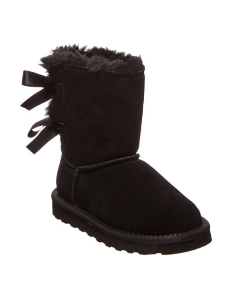 Bottes en velours de Cuir noires