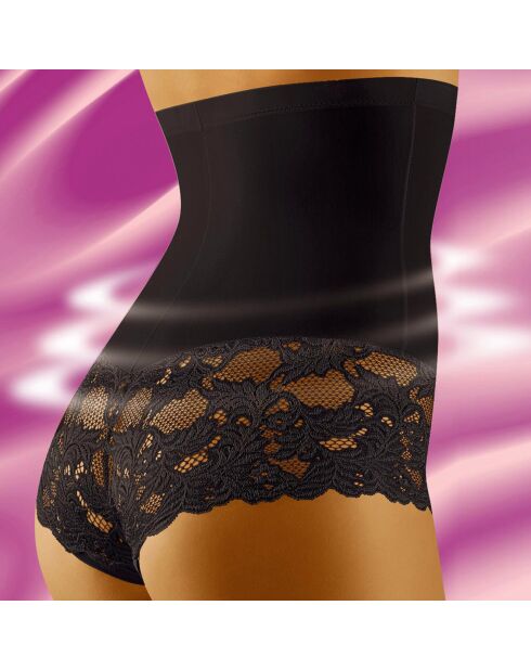 Preciosa zwarte corrigerende hoge slip