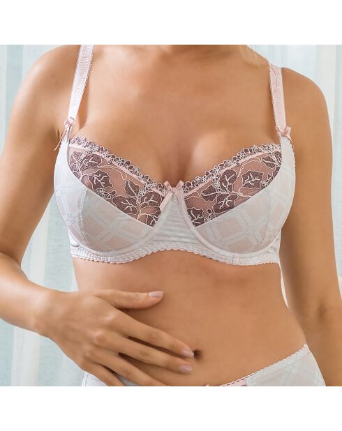 Soutien-gorge semi soft Nataly rose
