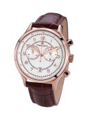 Montre Homme en Cuir Orbite Polaire marron