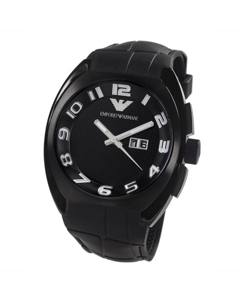 Montre Homme en Silicone noire