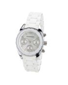 Montre Femme en Silicone blanche