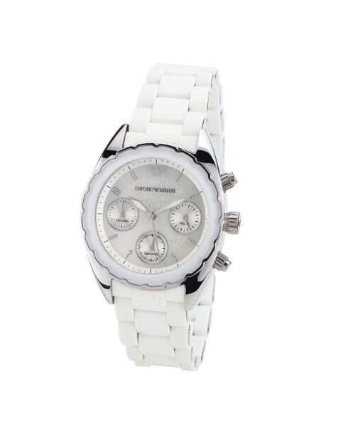 Montre Femme en Silicone blanche